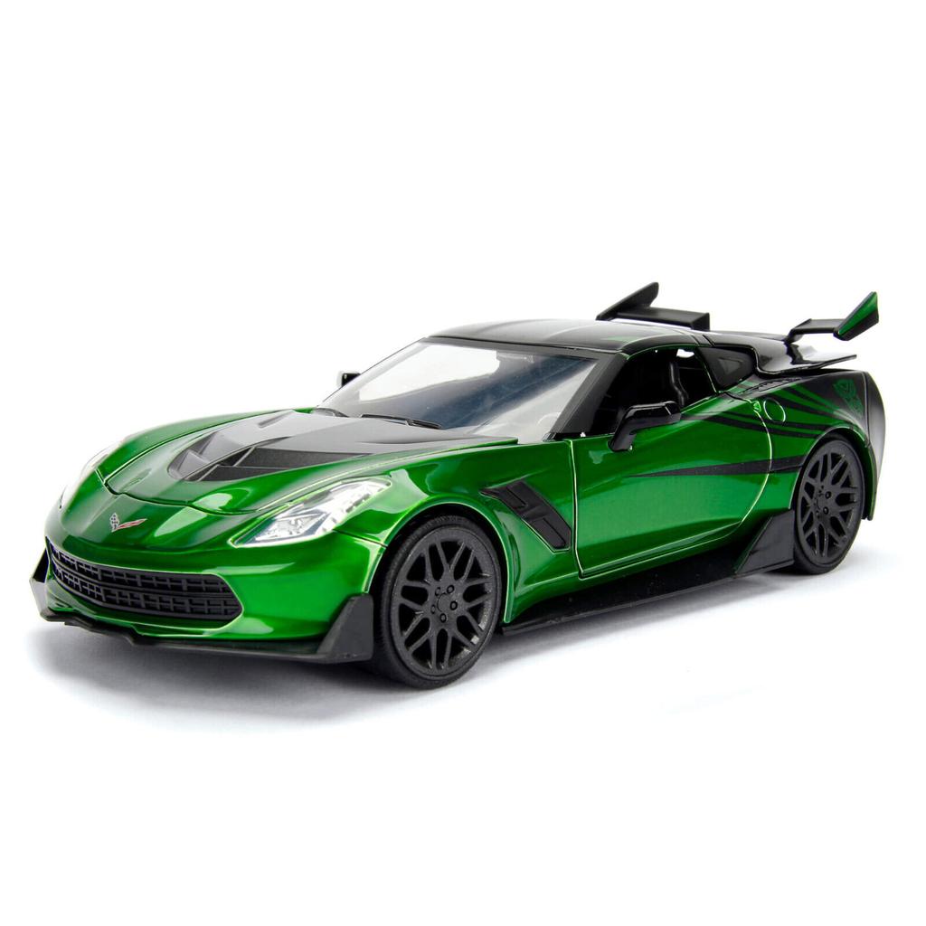 1/24 TRANSFORMERS 5 2016 Crosshairs Chevy Corvette Stingray Diecast Model