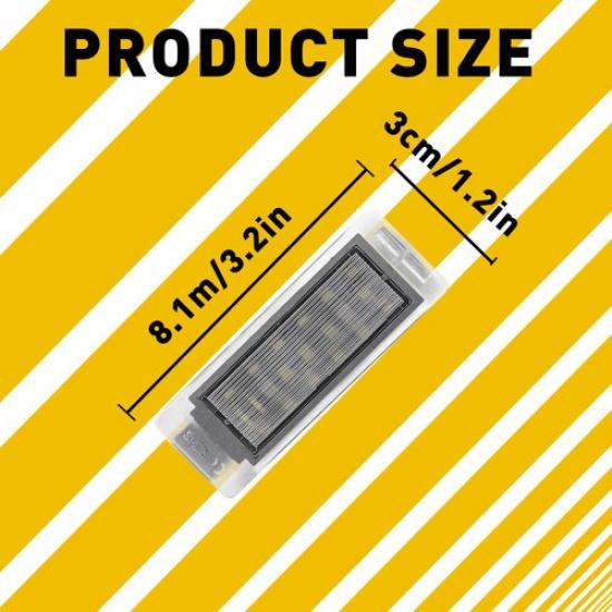 License Plate Lights Rear Number Lamp for GMC Acadia 2017-2020 Terrain 2010-2020