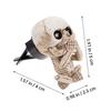 LIFKOME 3pcs Skull Ghost Head Decoration Car Clip Car Aroma Decoration Glitter Accessories