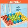 Wooden Magnetic Fishing Puzzle Numbers Letters Educational Toy For Kids Learning
