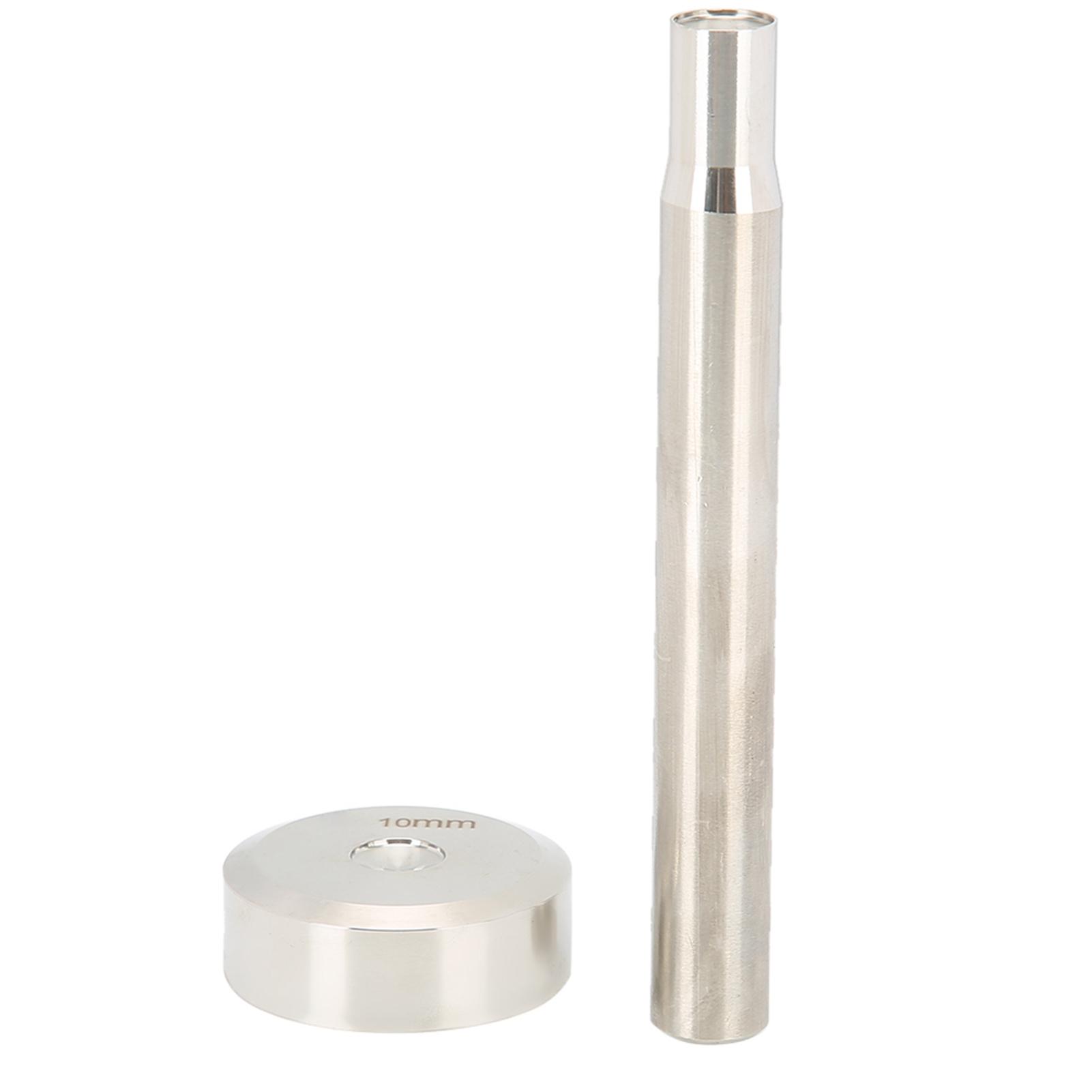 

10mm Double‑Sided Rivet Punch Leather Craft Button Installation Tool Setter Base Kit