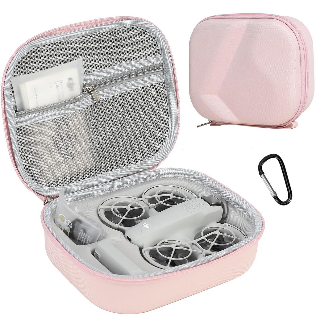 Maleta de Armazenamento para DJI Neo Fly More Combo, Bolsa de Ombro Rígida Portátil de Viagem para Drone DJI NEO, Baterias, Carregamento