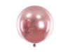 Partydeco Balon Okrągły Połysk 60Cm Różowe Złoto