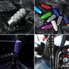 Charmoon Shift Knob Shift Lever Custom Aluminum Alloy Stick MT AT Car Universal (Purple)