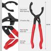 Oil Filter Wrench 12 Inch Adjustable Pliers Durable Nonslip Handles for Auto Oil Change Mechanic Garage