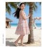 Girls' Summer Tank Top Skirt 2026 New Style Children's Sweet Little Girl Seaside Sprinkle Silver Flower Flying Sleeve Dress
