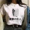 Japanese Anime Attack on Titan Final Season 4 Eren Yeager T Shirt Unisex Women Fashion Casual Short Sleeve Plus Size Unisex T Shirt