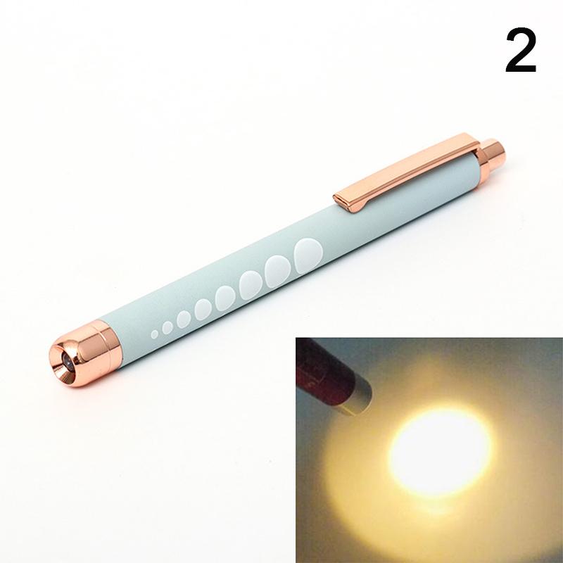 Mini Medical Pen Light Portable LED Flashlight Mini Torch White Yellow Light For Doctor Nurse Diagnosis Measurements Penlight