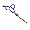 6.0" Red Handle Hairdressing Barber Scissors - Straight & Thinning Shears for Bangs