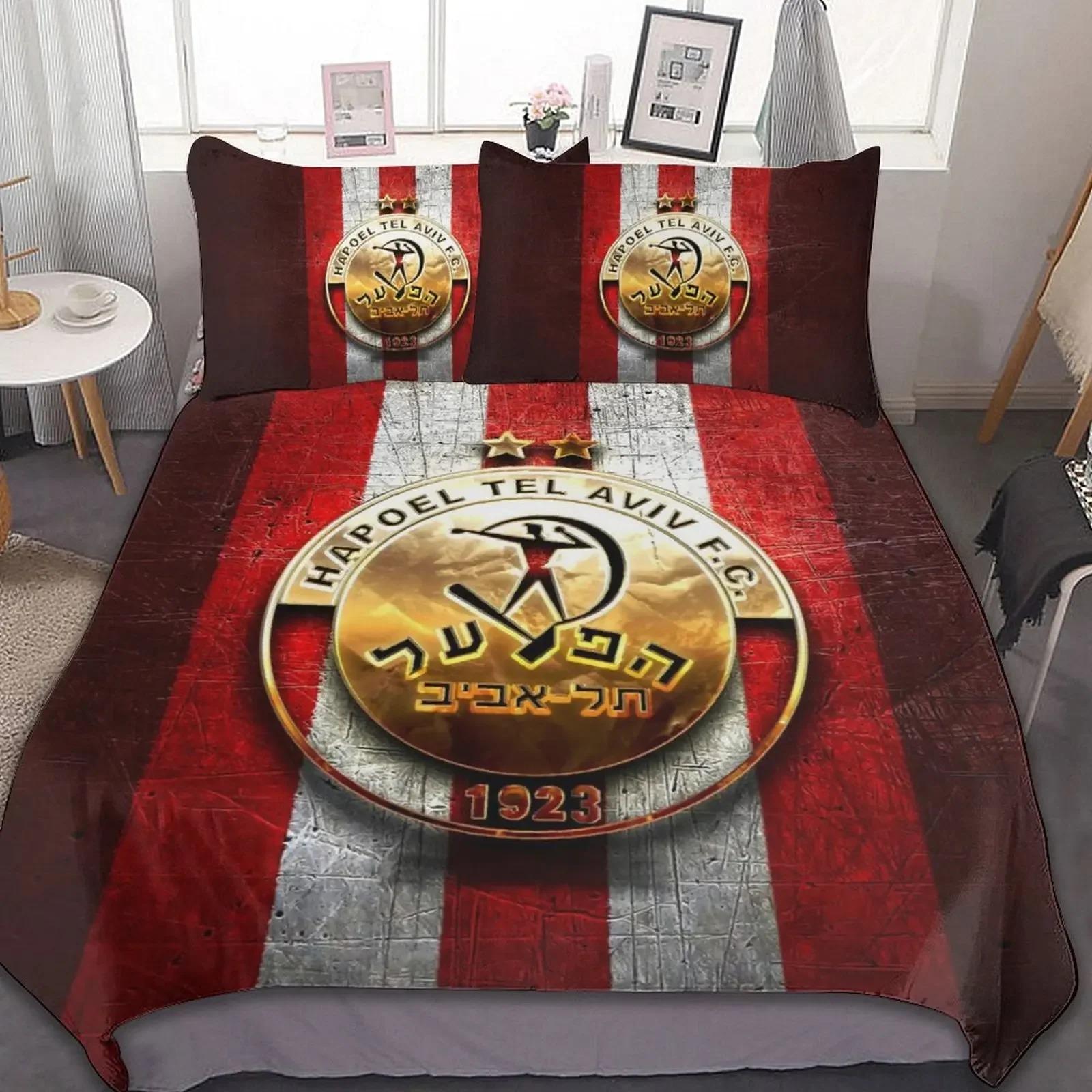 

Elegant Cozy Single Twin King 3D Printed Hapoel Tel Aviv Bedroom Size Home Textile Comforter Quilt Comforter (quilt)-EU Single(135*200cm)3pcs