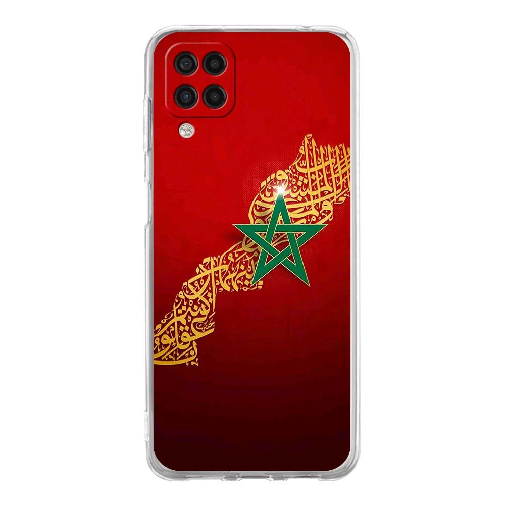 Moroccan flag Maroc Morocco Phone Case For Samsung A13 A33 A35 A55 A73 A53 A23 A51 A71 A21S A31 A41 A05s A03S A15 A25 5G Cover