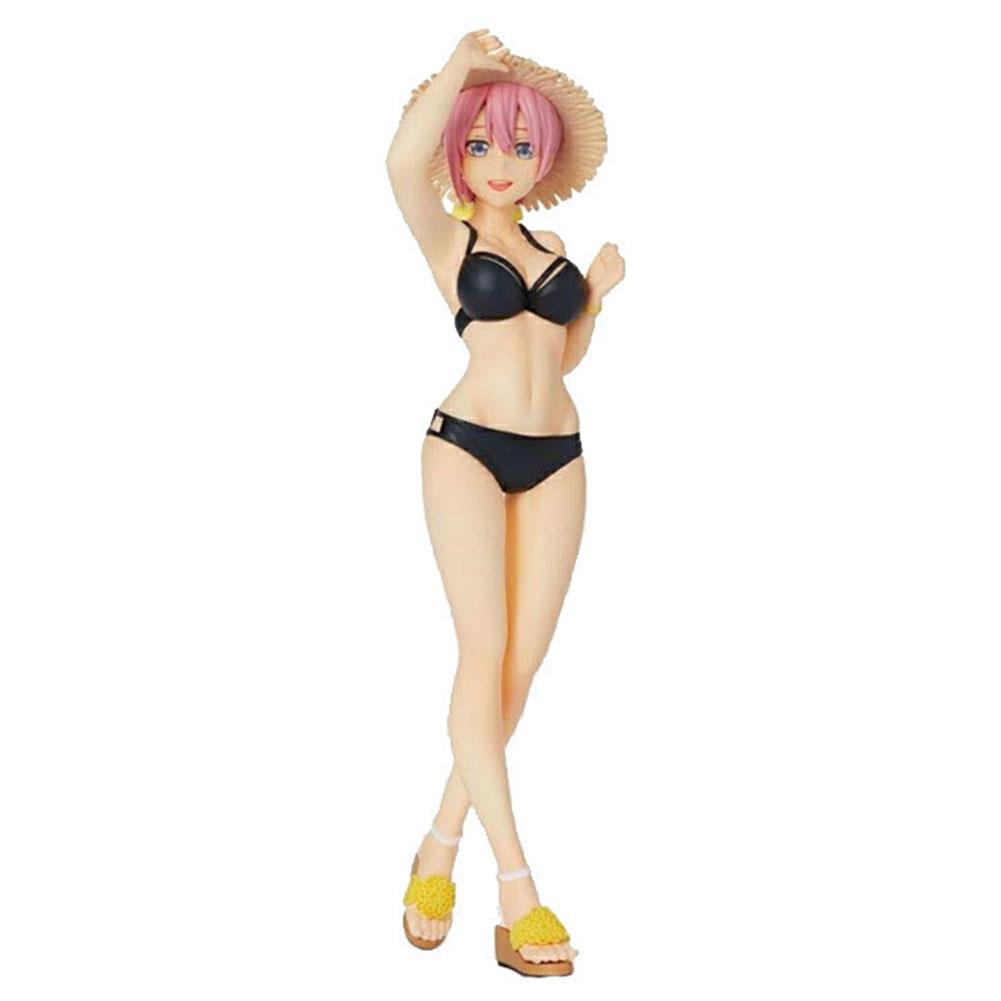 Anime Nakano Ichika Figure Nakano Nino Nakano Itsuki Nakano Yotsuba action figure Swimsuit Girl figurine Static Collection Dolls