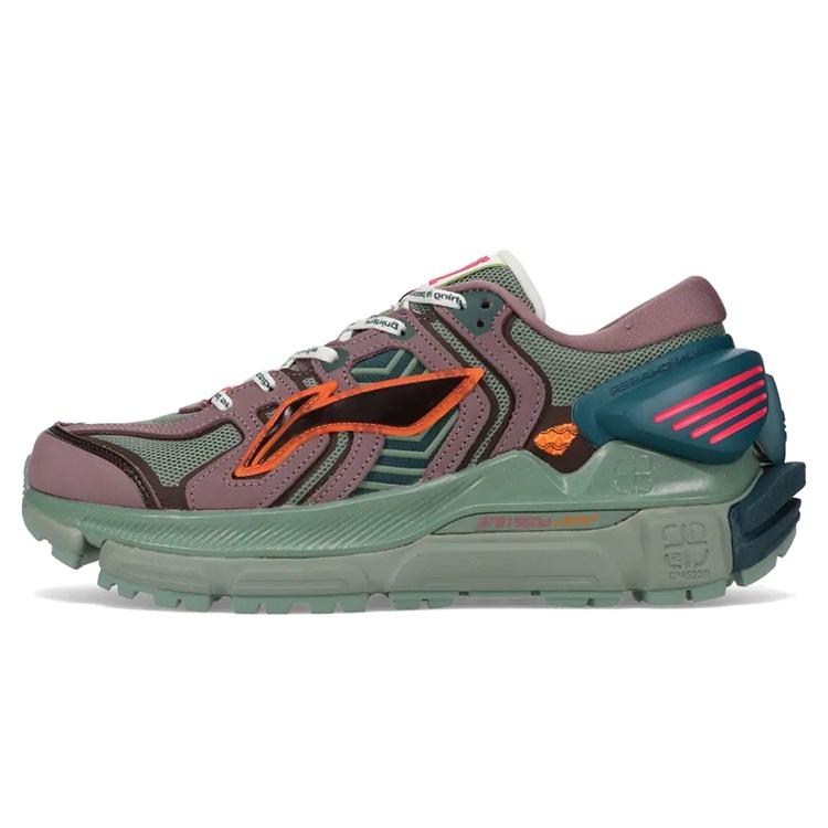 Li-Ning Sun Chaser  Green Purple  Men s ARZQ003-12 EU 39⅔