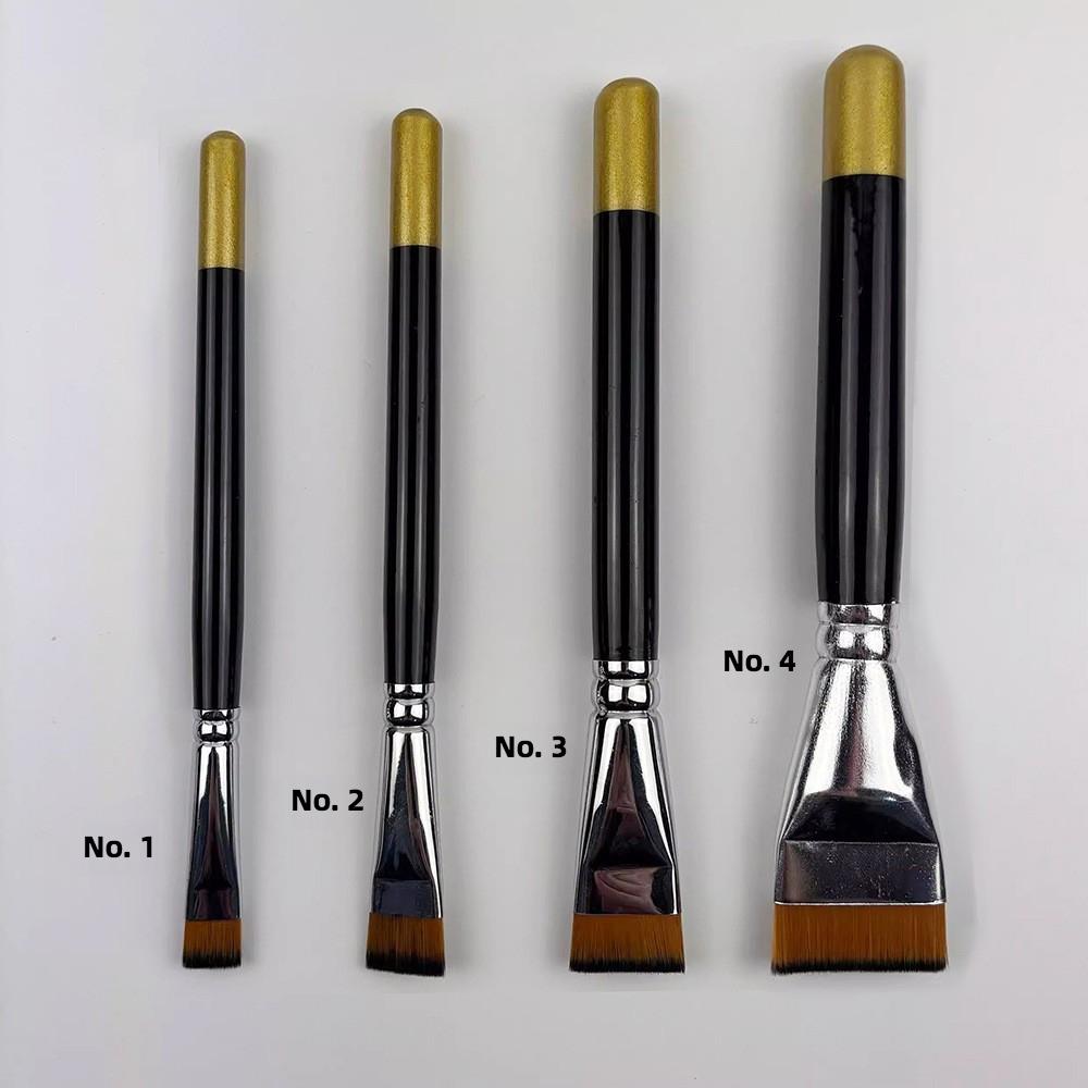 

Кисть нейлоновая с коротким ворсом для лакировки лаковые изделия большая кисть для лакировки масляная живопись инструменты материалы искусство маленькая плоская ручка