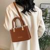 Women's Temperament Simple Small Bag 2025 Spring New High-value Versatile Shoulder Messenger Bag Small Square Bag