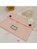 Gucci Pink Canvas Cosmetic Storage Bag,8.5L X 6H X 2W,Sweet Style