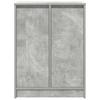Shoe Cabinet Concrete Grey 57 x 34 x 76 cm Engineered Wood