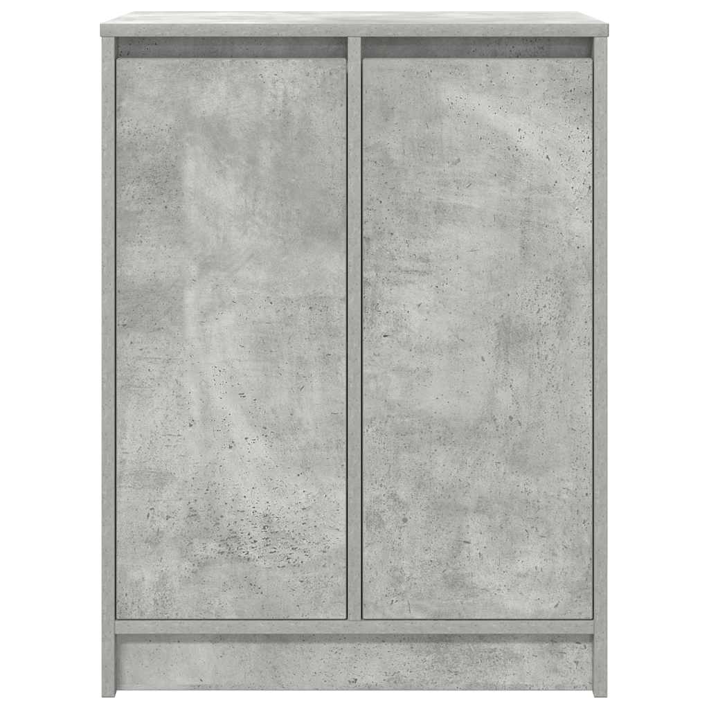 Shoe Cabinet Concrete Grey 57 x 34 x 76 cm Engineered Wood