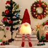 30 cm Weihnachtspuppe, Elfenzwerg mit LED-Licht, Weihnachtsdekoration für Zuhause, Weihnachten, Navidad, Neujahr, Licht 2024, Kindergeschenke, gesichtslose Puppendekoration