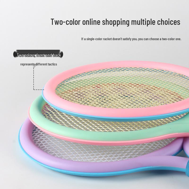 Children's Badminton Racket Set for Ages 3-12 – Toy for Kindergarten Sports & Two-Person Play