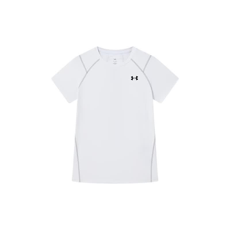 Under Armour Youth Quick-Dry Cool Breathable Round Neck T-Shirt L белый