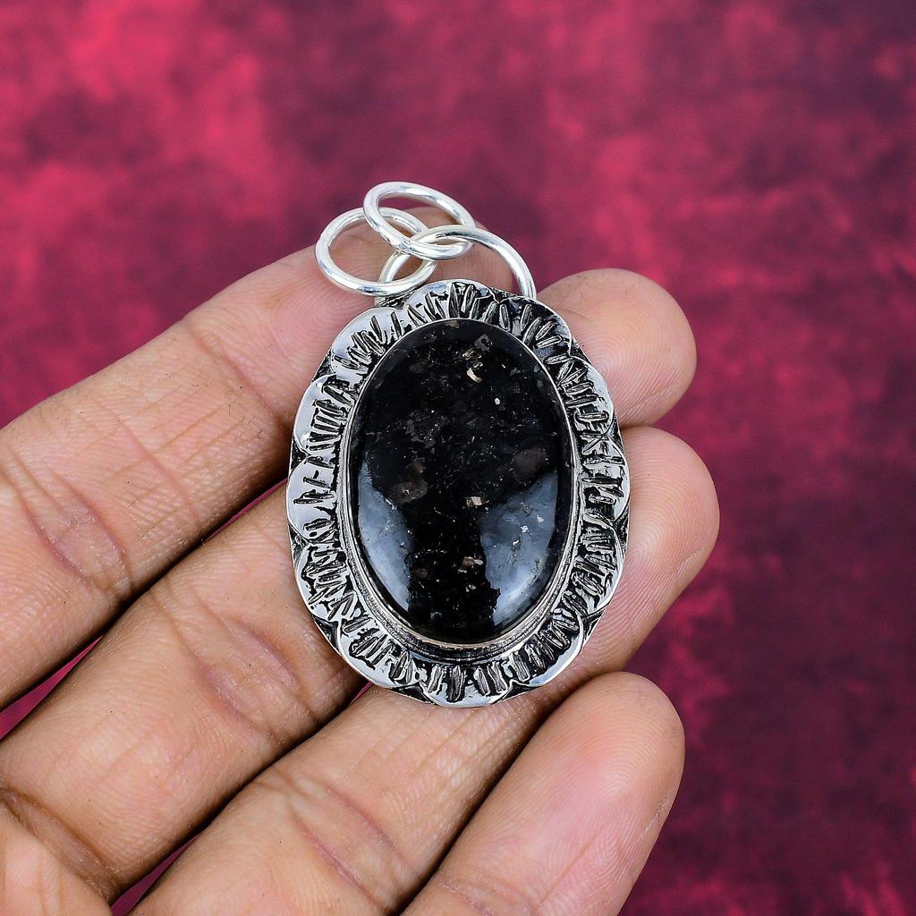 Nummite Jewelry, 925 Solid Sterling Silver Pendant Handmade Gemstone Jewelry, Gifts For Wife Brand New Pendant