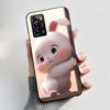 Cute Cartoon Case For ZTE Blade A72 4G Fundas Capa For Blade V40 vita Printing Shell Protective Cover Soft Silicone Black Casing