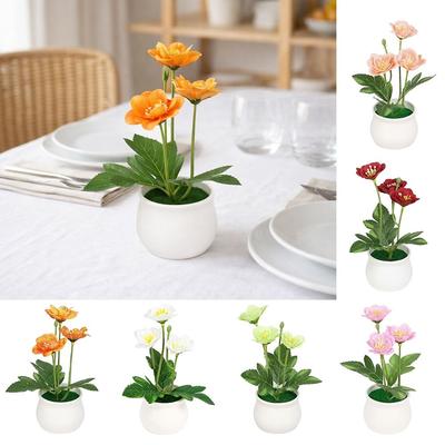 Présentoir de Comptoir Placement de Fleurs Artificielles Plante Artificielle Fleur en Pot Accessoires de Photographie