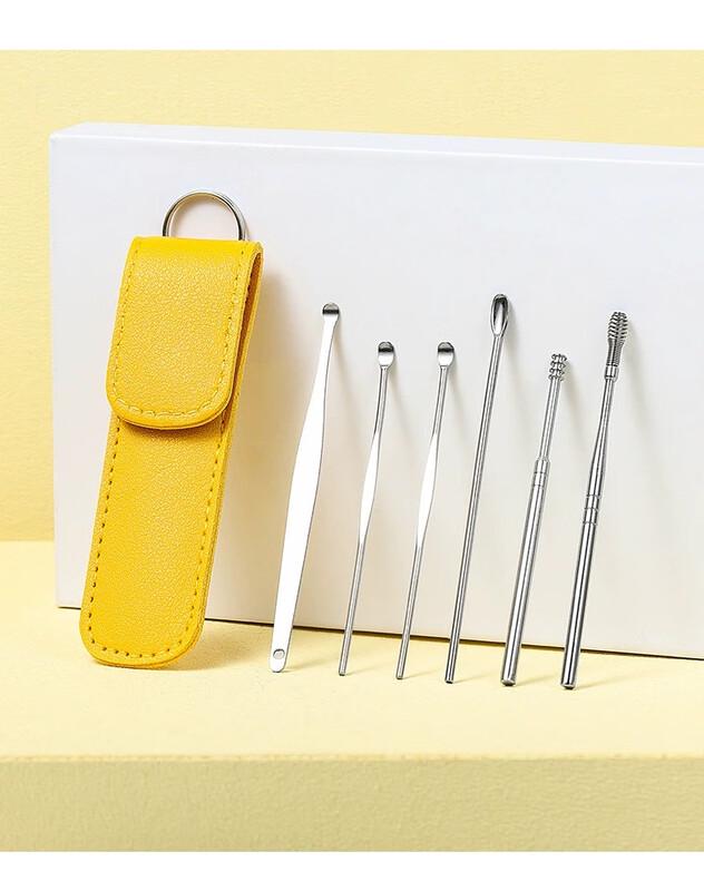 6-Piece Stainless Steel Earwax Removal Tool Kit