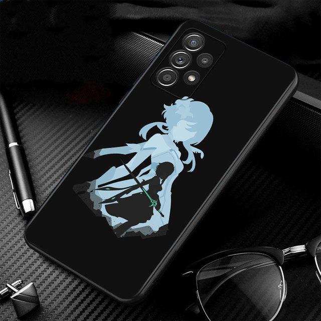 Telefon Funda Genshin Impact Anime Für Samsung Galaxy A71 A52 A41 A51 A02s A12 A21s A72 A32 4g A31 a53 A23 A13 A52s 5g Capinha