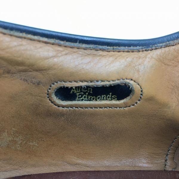 Allen Edmonds Park Avenue Straight Tip Business Shoes Black size 11A 27.0-28.0 Men's(USED)