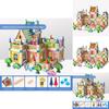 Wooden Castle Building Blocks Set For Kids With Diy Construction And Parentchild Interaction