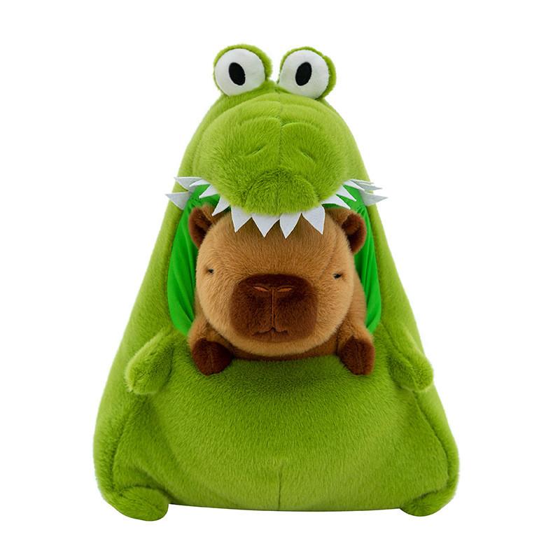 Crocodile Capybara Plush Doll Childrens Animal Cartoon Animation Toy Cotton Pp