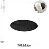 Self-Adhesive Black Letter Embroidery Patch for Clothing