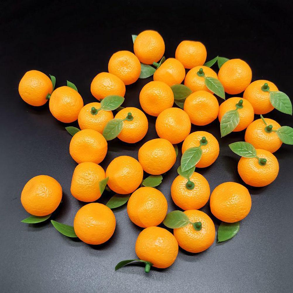Plastic Foam Simulation Orange Fake Artificial Fruit Fake Orange