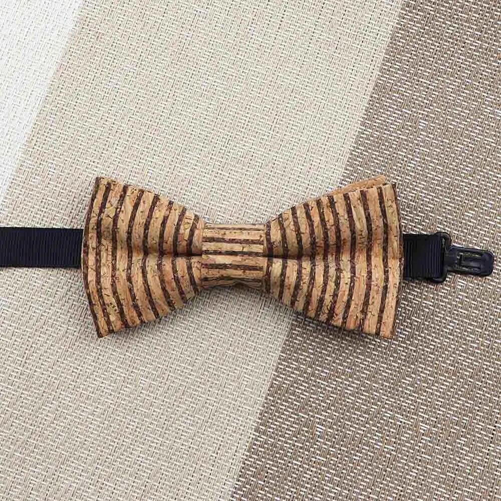 1PC, Fashion Bow Shape Bow Tie, Double Layer, Wood, Gentleman,Handmade, Butterfly,