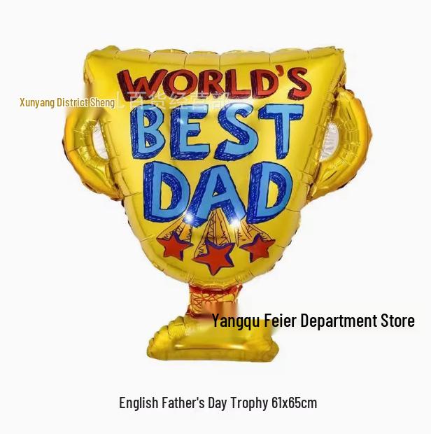 Large Standing Aluminum Foil Balloon - Mother's Day & Father's Day Party Decoration