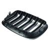 A Pair Gloss Black M Color Double Slat Kidney Grille Front Bumper Grill For BMW E70 E71 E72 X5 X6 2007-2014 Racing Grills