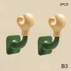 2/4 Stück Haken Selbstklebend Box Dekorativer Hakenhalter Set Niedliche Cartoon Hand Fuß Form Haken Für Taschentuchbox Mülleimer Ständer
