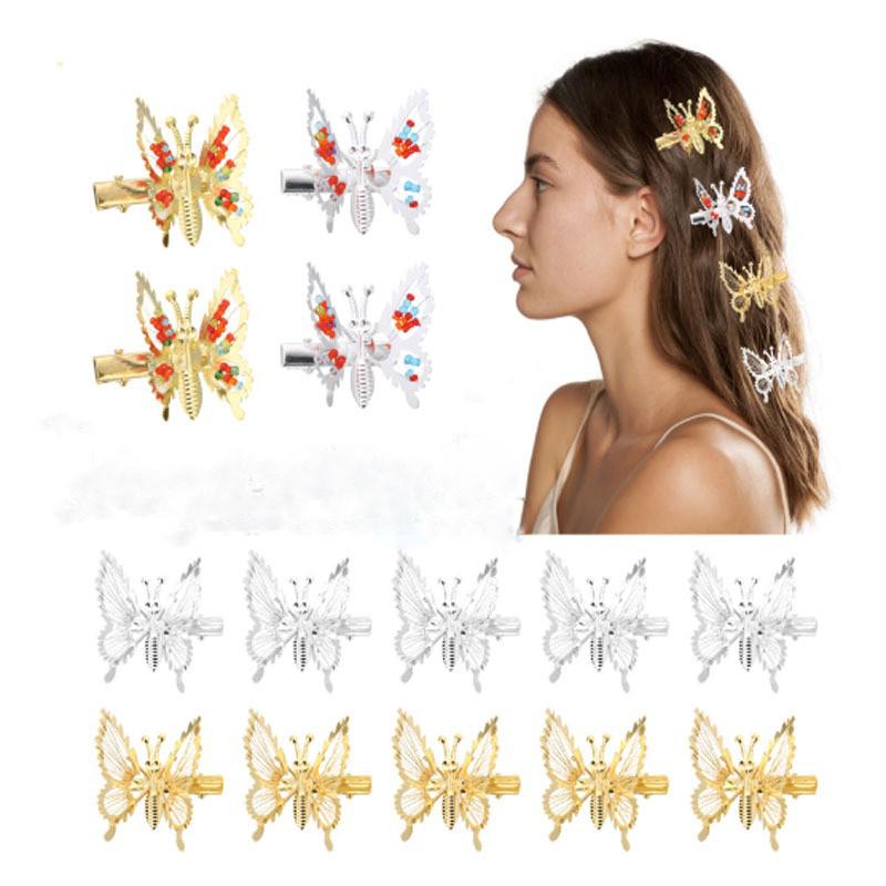 Children's Moving Butterfly Hair Clips – Cute Headdress & Bangs Accessories