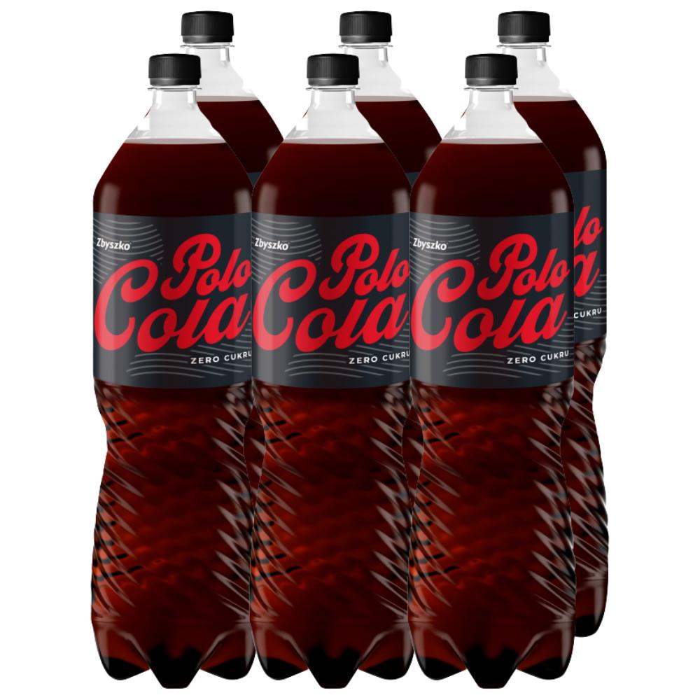 Zbyszko Polo Cola Zero açúcar Bebida gaseificada sabor cola 1,5 l x 6 unidades