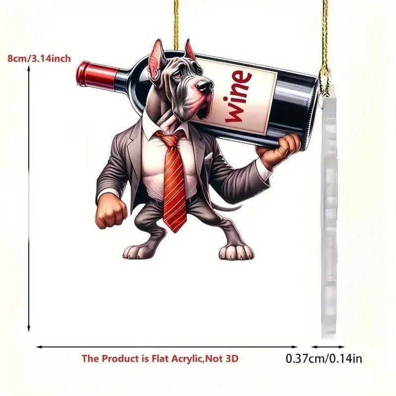 

Decoration Acrylic Vibrant Pendant Fun Car Accessory And Delightful Christmas Decoration