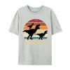 Papa Saurus Dino Twins Papasurus Tshirt Fitted Cosie T Shirt Combed  Cotton Man Tees Cosie TShirt Wholesale