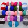 6 pezzi 150g Cotone Filato Super Grosso Lavabile in Lavatrice Filato per Maglieria Uncinetto Multicolor Filato Fai da Te per Coperte Decorazioni per la Casa