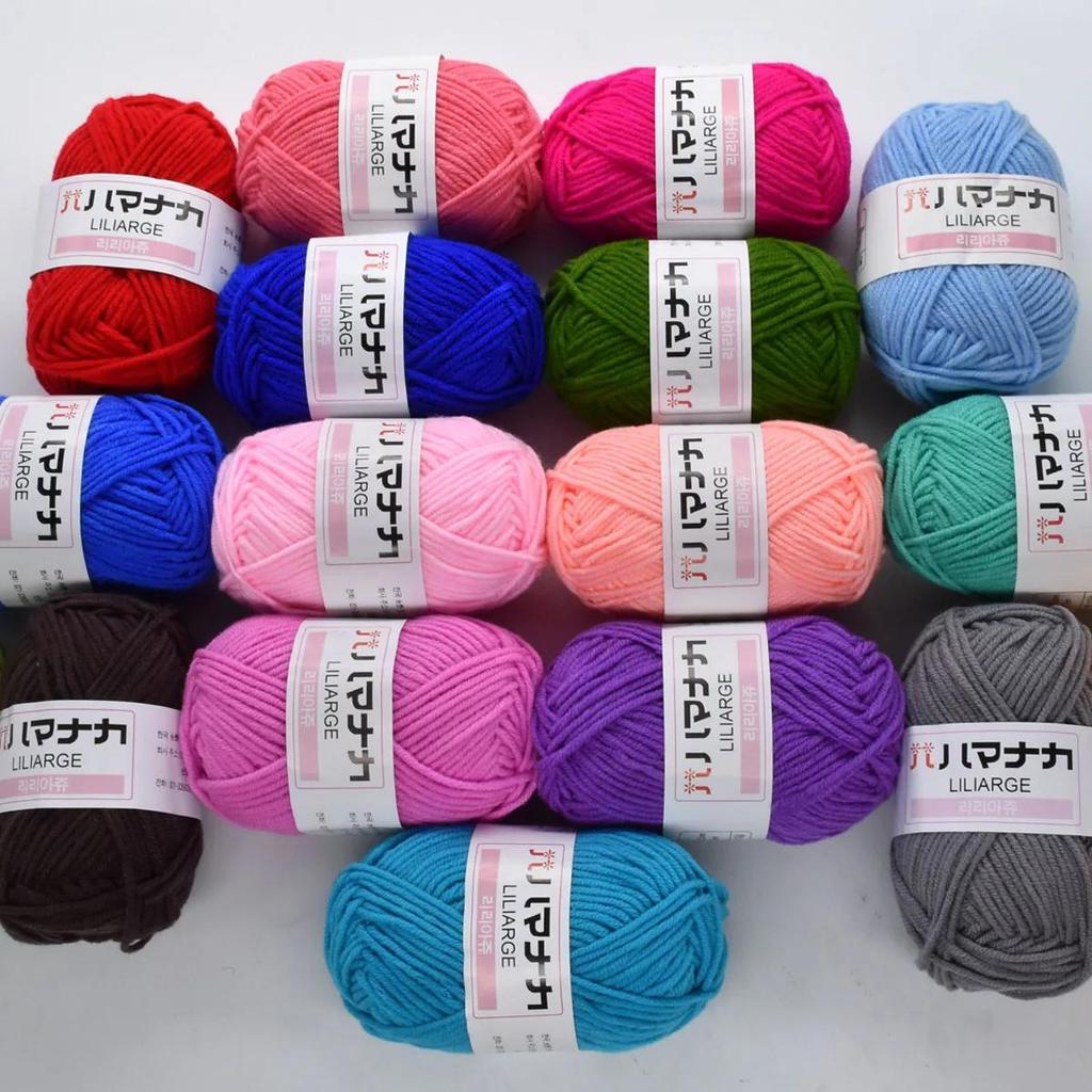 6 pezzi 150g Cotone Filato Super Grosso Lavabile in Lavatrice Filato per Maglieria Uncinetto Multicolor Filato Fai da Te per Coperte Decorazioni per la Casa