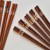 Red Sandalwood Striped Chopsticks
