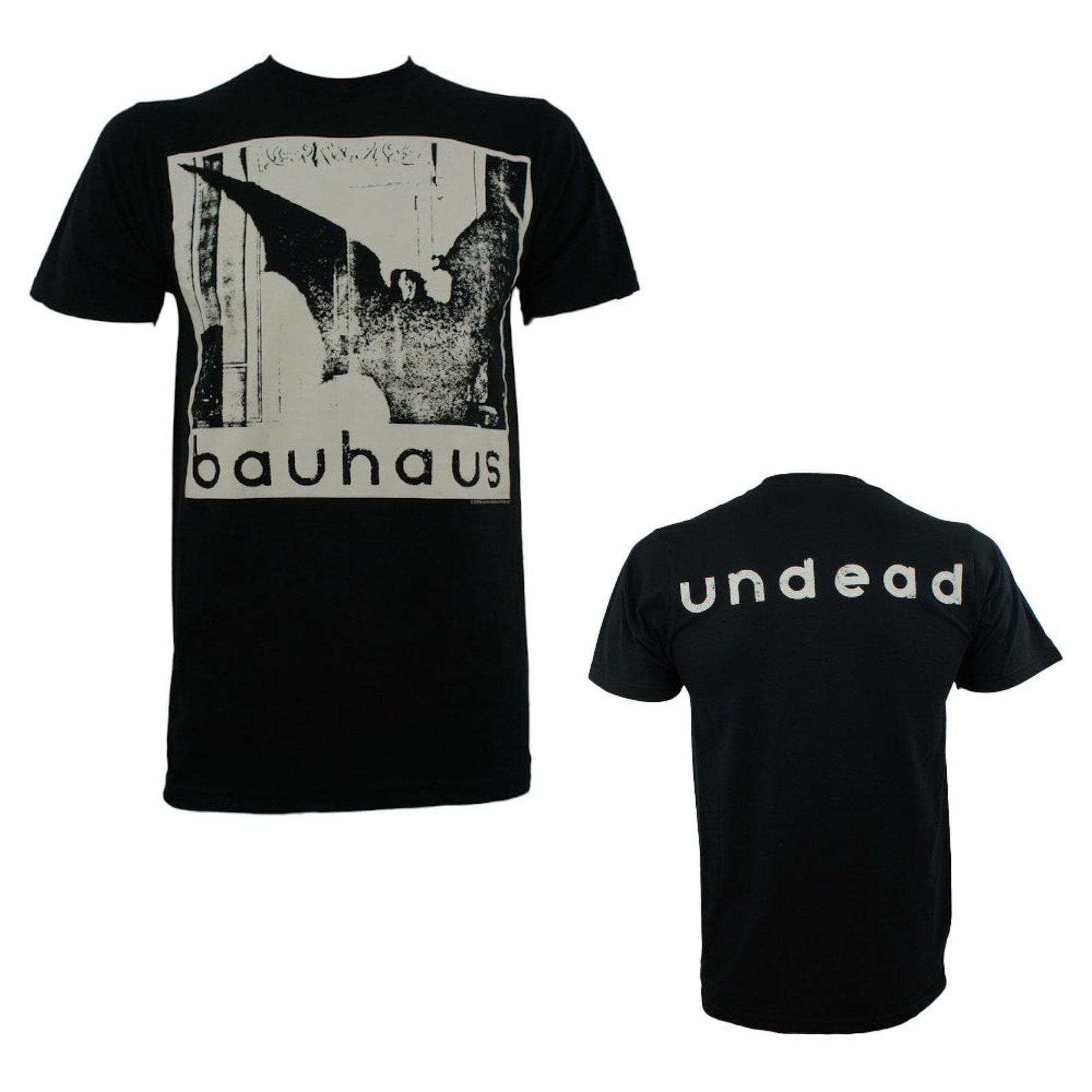 Bauhaus Mens T shirt- Officially Licensed Bela Lugosi s Dead / Undead Discharge Merch - 90s Boyfriend Punk Tee 4XL