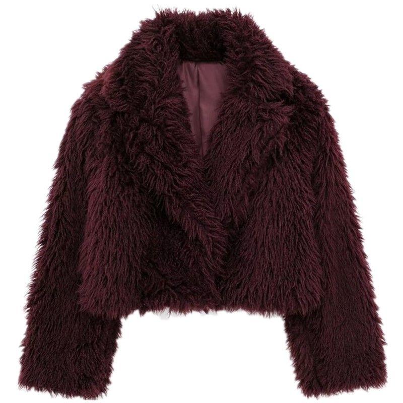 Fashion Wind 2023 Winter New Women's Clothing Stylish Easiest for Match Environmental-Friendly Fur Short Outwear 57047748
