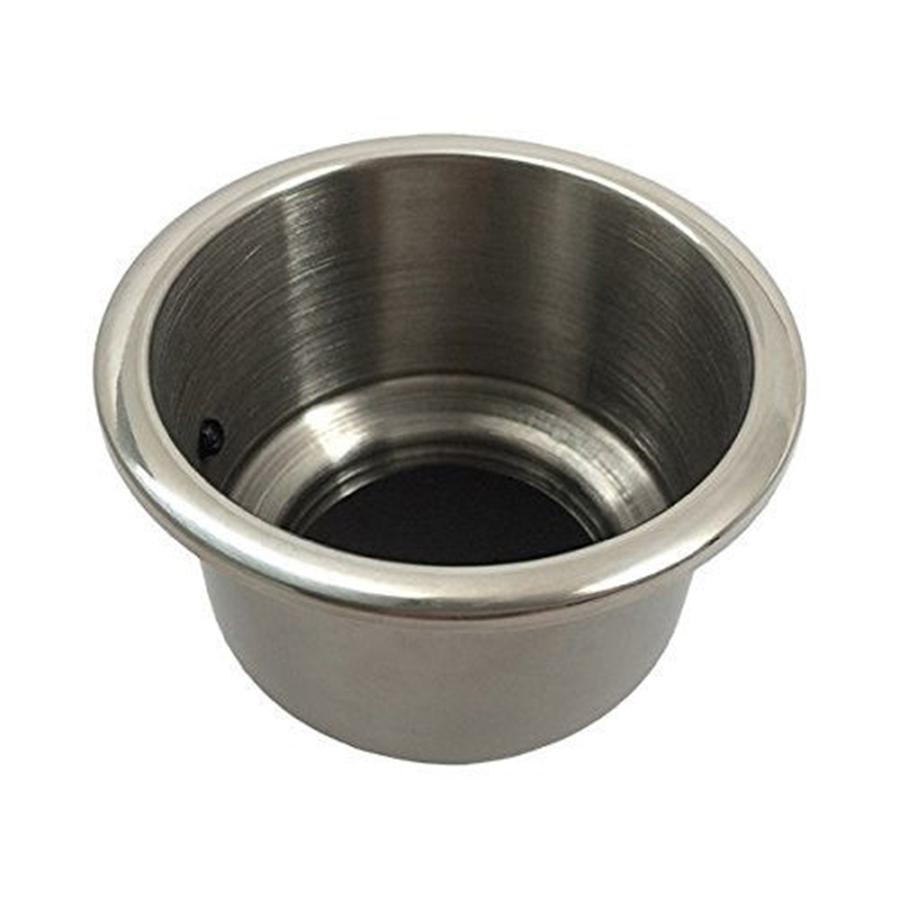 4Pcs Car Boat Marine Blue LED Light Showing SS Cup Bottle Holder Mount US Stock