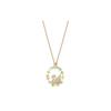 Rainbow Swan Necklace Women Necklace Gold 5549050
